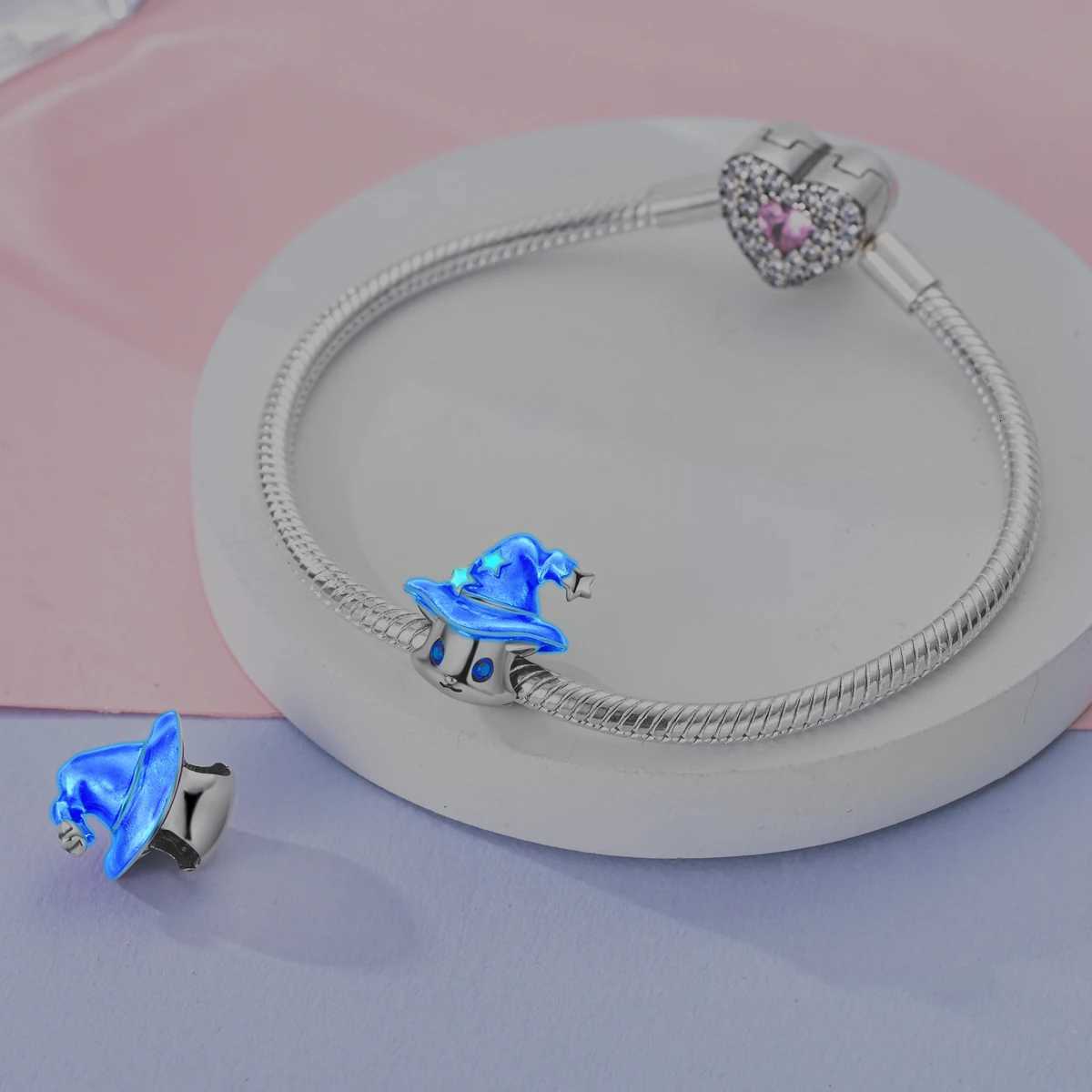 925 Sier Plated Dangle Charms Beads Fit Bracelet Diy Fashion Jewelry Making Y251212