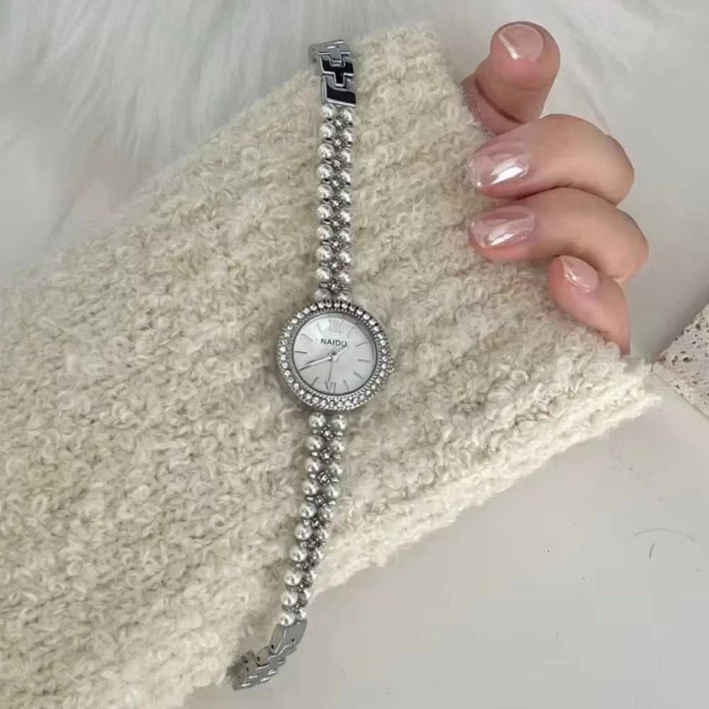 Pearl Studded Strap Women Watch Luxury Ladies Gift Bracelet Watch Fashion Quartz Wristwatches Dropshipping Relojes Para Mujer Y251212