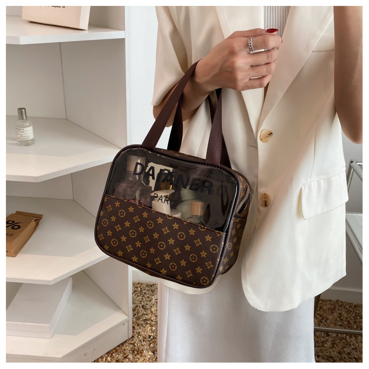 Makeup bag waterproof toiletry bag 2025 new model high-end large capacity storage bag portable cosmetics