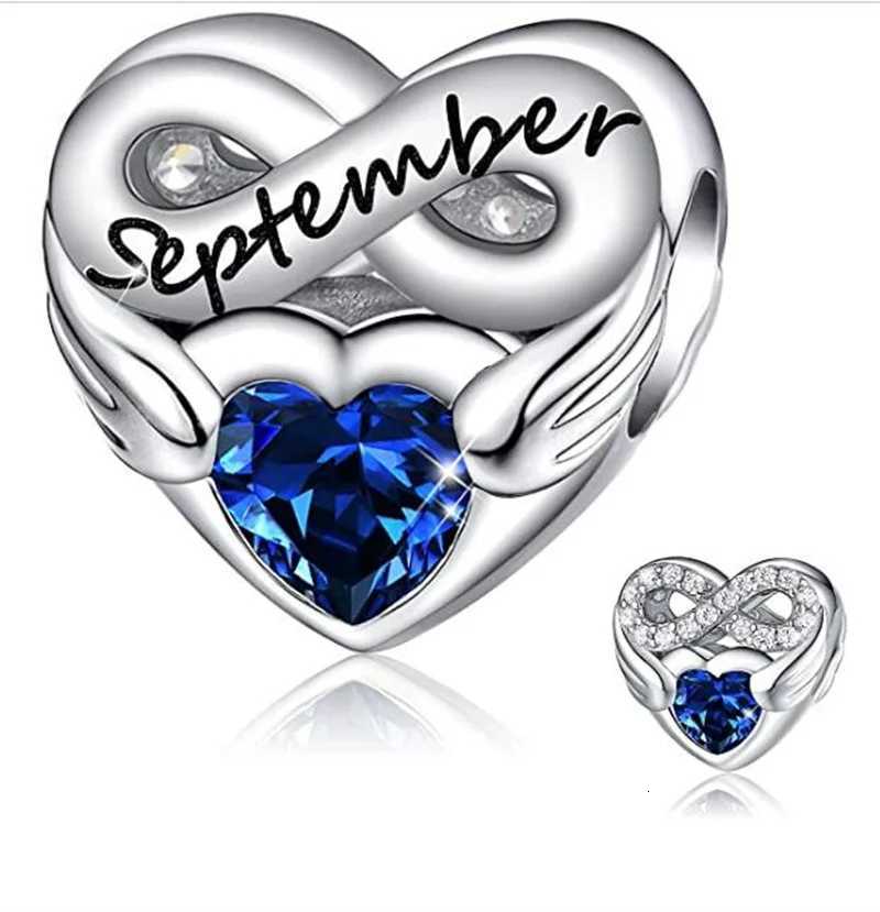 Charms 925 Sier Fits m 925 Wens Bracelet Month Birthstone Charm Beads Set Pendant DIY Fine Jewelry Gift Hot S Y251212