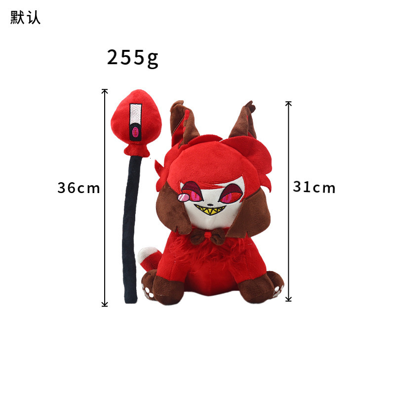 Cat Plush Toy Funny Angel Dust Alastor TV Fans Collecting Gift Cute Cotton Stuffed Plush Doll Kids for Birthday Present 250528
