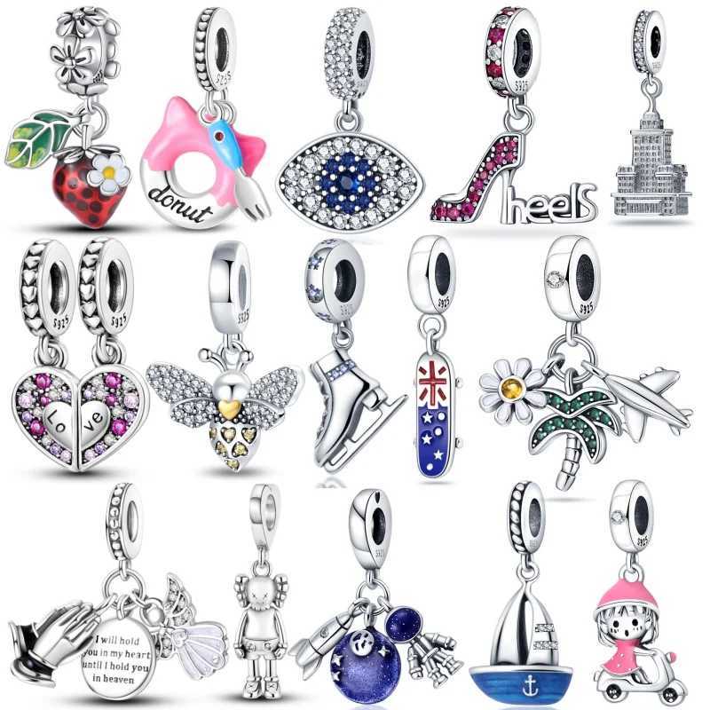 2026 new 925 sterling sier suower -shed beads suitable for DIY bracelets exquisite bead fashion gifts Y251212