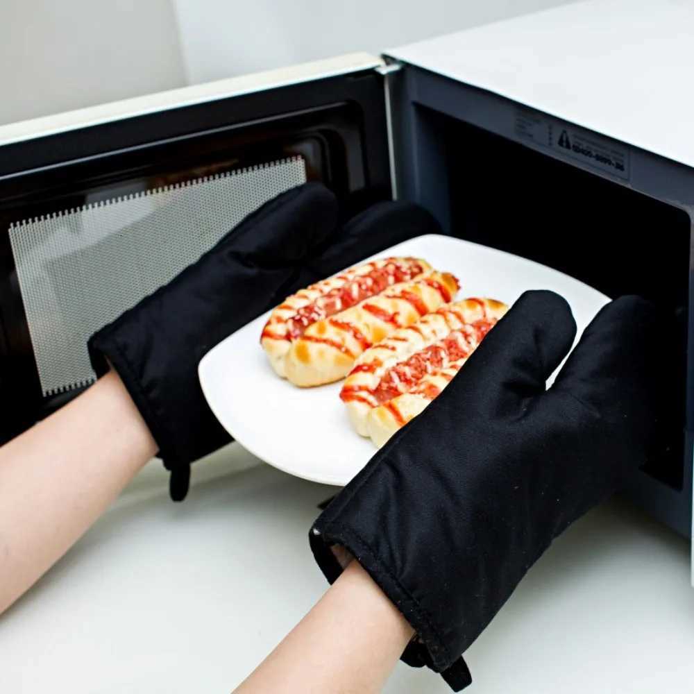 Silicone Insated Gloves Thick Anti Slip and High-temperature Resistant Microwave Oven Gloves Baking Oven Heat-resistant Gloves H251212