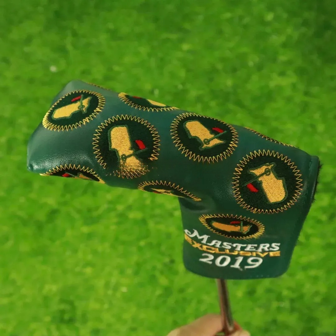 2026 New 30 Kinds Master Golf Club adult toys Blade Putter Headcover Letter Number Embroidery Head Protection Cover 240425 Free Shipping