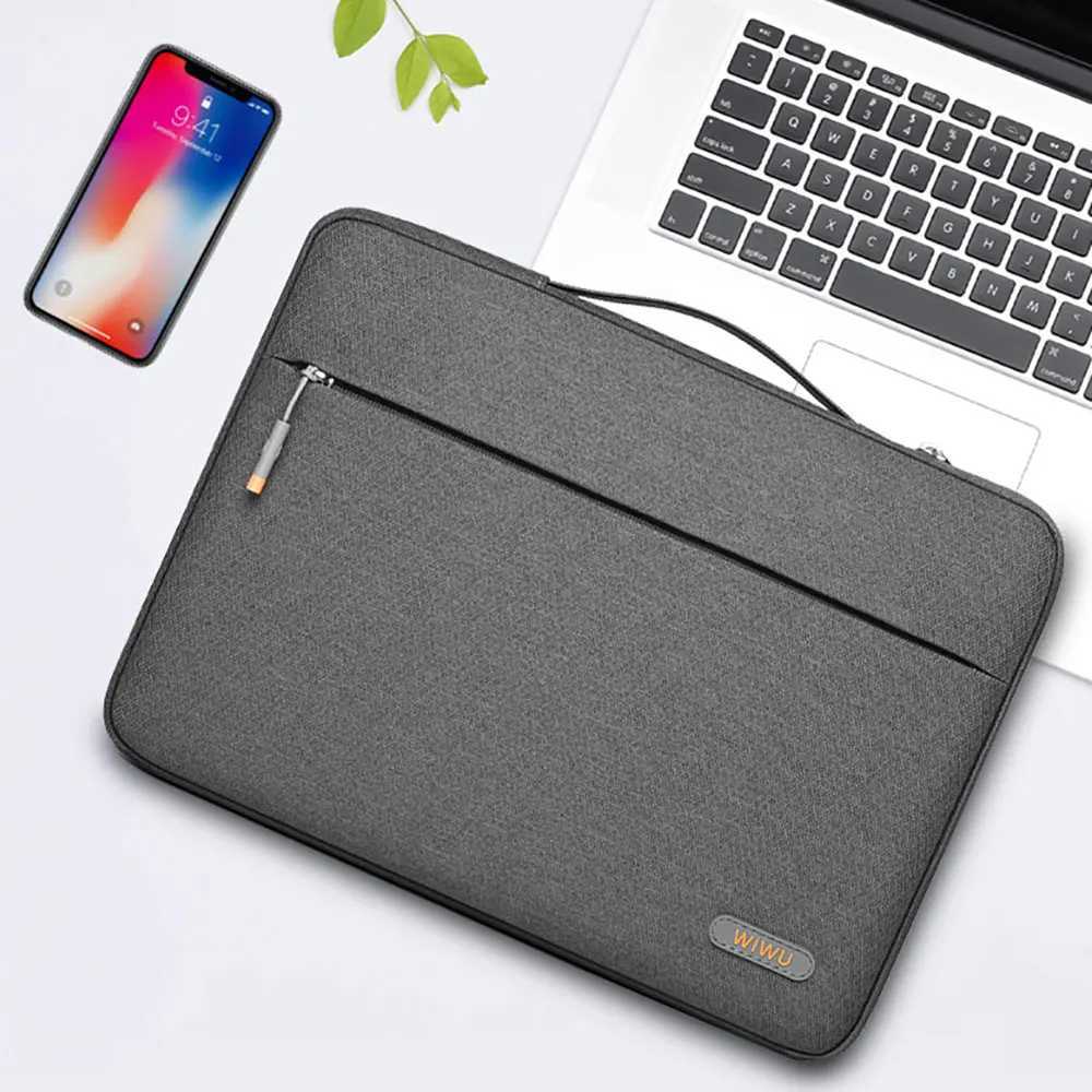 WiWU Waterproof Laptop Sleeve for MacBook Pro 142 162 2024 Simple Handle Laptop Bag Case for MacBook Pro 13 Air 153 Case 2024T251212