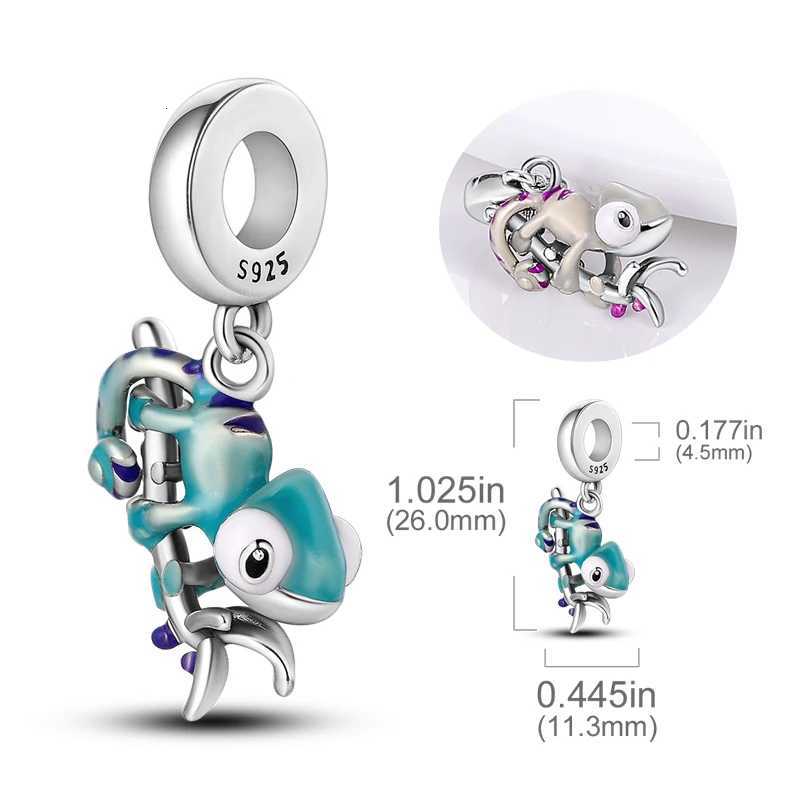 Charms 925 Sier Series Cat And Bird Charms Beads Fits m Bracelet Wens DIY Fine Jewelry Gifts Hot Y251212