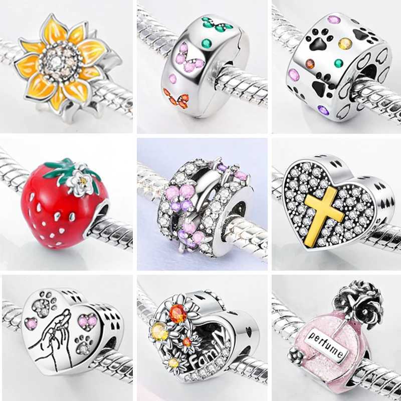 Charms 2025 Hot Ss 925 Sterling Sier Charms Beads for Pendants Bracelets Charms Dangle DIY Jewelry Gift Y251212