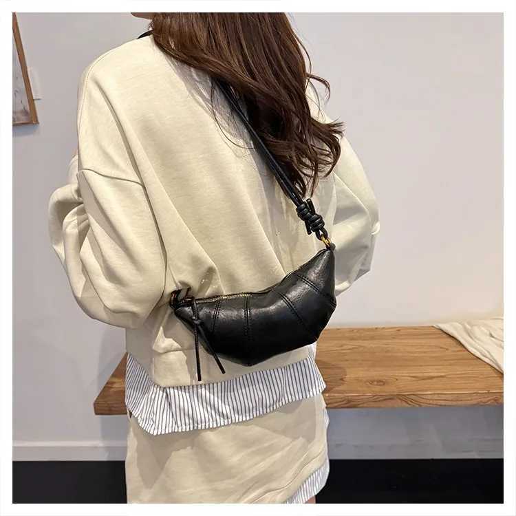 Popar in autumn and winter shows niche croissants versatile dumpling bags 2025 new trendy fi single shoder cros Y251211