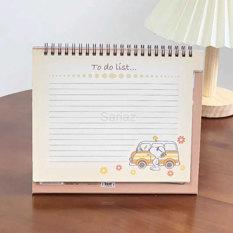 Sanrio Kawaii Snoopy 2026 Calendar Cartoon Fashion Kids Daily Scheduler Planner Agenda Fashion Office Home Decorative Accessories Gifts H251212