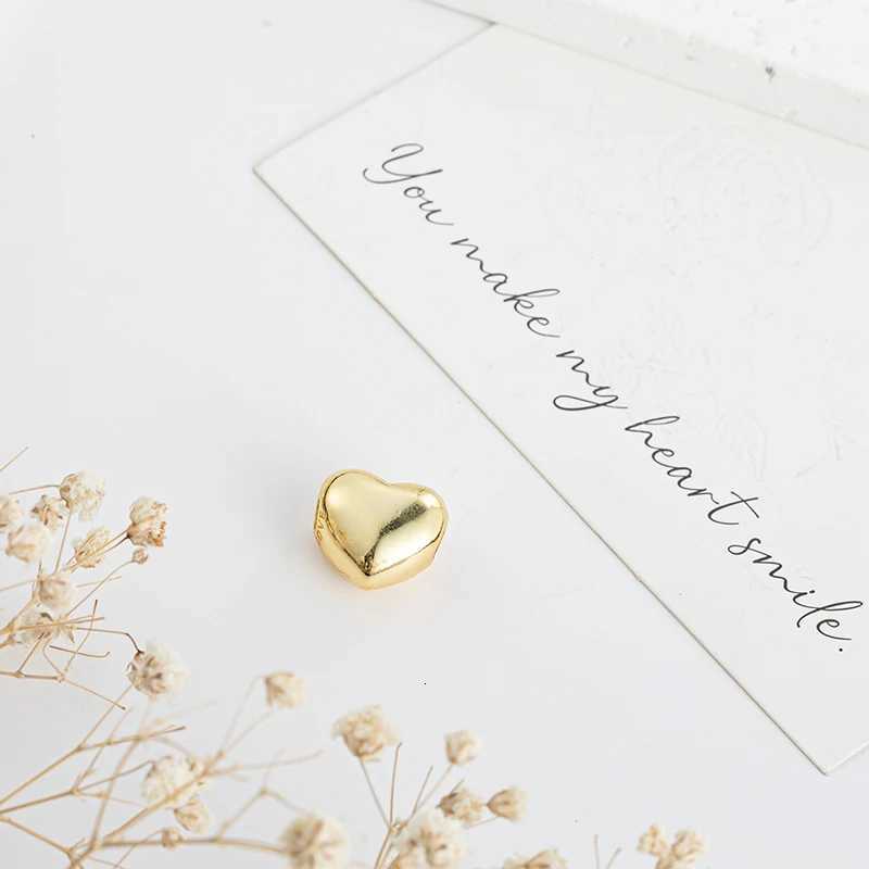 New Sparking Gold Plated Charm Beads Dangle Fit Sier Bracelet Necklace Beads For Diy Jewelry Wen Gift Y251212