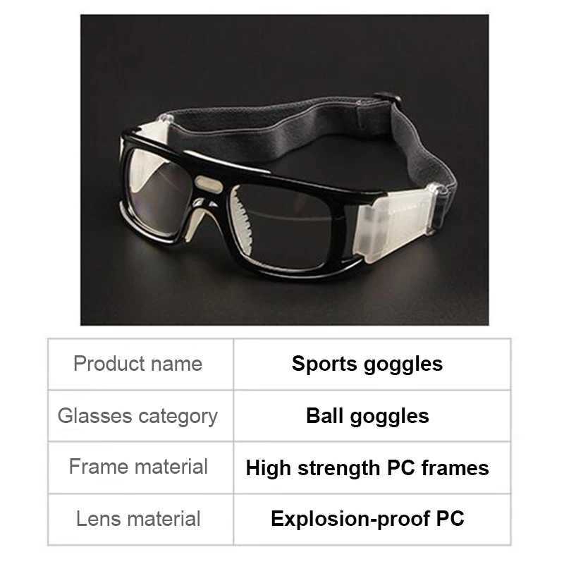 Men WindPROof Football Eyeglasses Outdoor Sports Glasses Soccer Basketball Eye PROtect GoggLEs Resistance Cycling Eyewear G251212