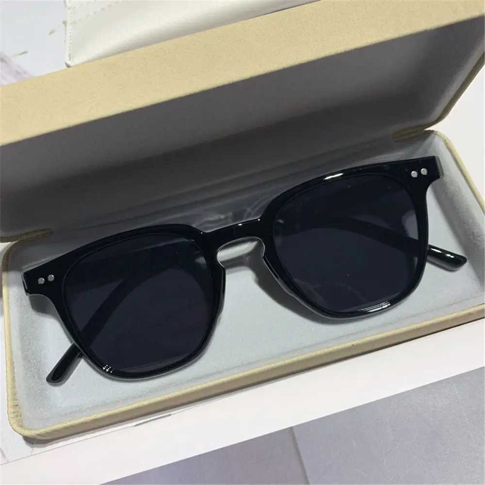 Vintage Square Sunglasses Womens Fashion Oversized Sunglasses Men Shades Black Sun Glasses UV400 Eyewear G251212