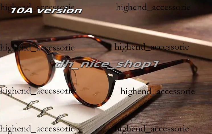 2026 AAA High Quality Fashion Designer Style Oliver Sunglasses Men Women Vintage Polarized Sunglasses Retro Gregory Peck Brand Sun Glasses Eyewear 901