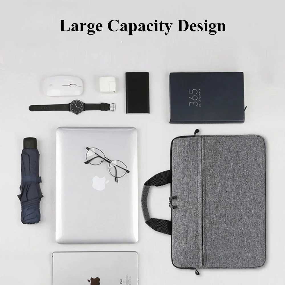 Laptop Bags Carrying Case for 13-15 inch Laptop and Tablet Shoulder Strap Durable Water-Repellent Fabric Business Casual SchoolT251212