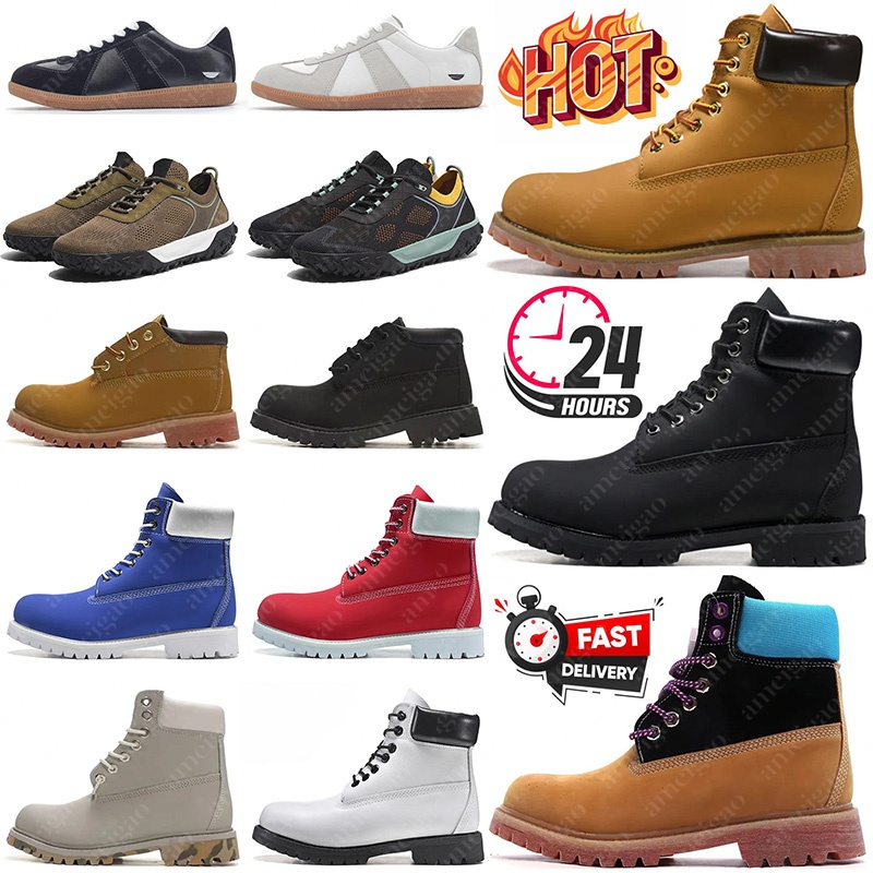 tims designer boots luxury martin booties shoes women men ankle boot winter fur casual sneakers Cowboy Blue Black Pink Grey Hiking Motorcycle