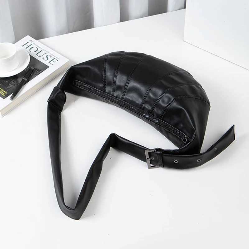 New Dumpling Crossbody Bag Men Fi Croissant Mens Crossbody Bag Luxury Soft Leather Shoder Bags M Large Capacity Hobos Y251211