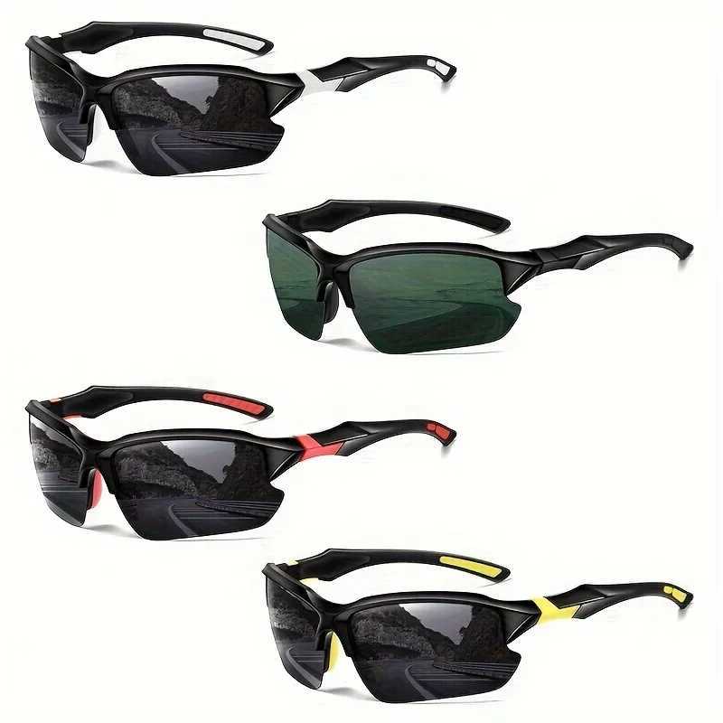Outdoor Polarized Fashionable Sports Glasses for Men and Women Windproof Suitable for Baseball Running Fishing Golf and Driving G251212