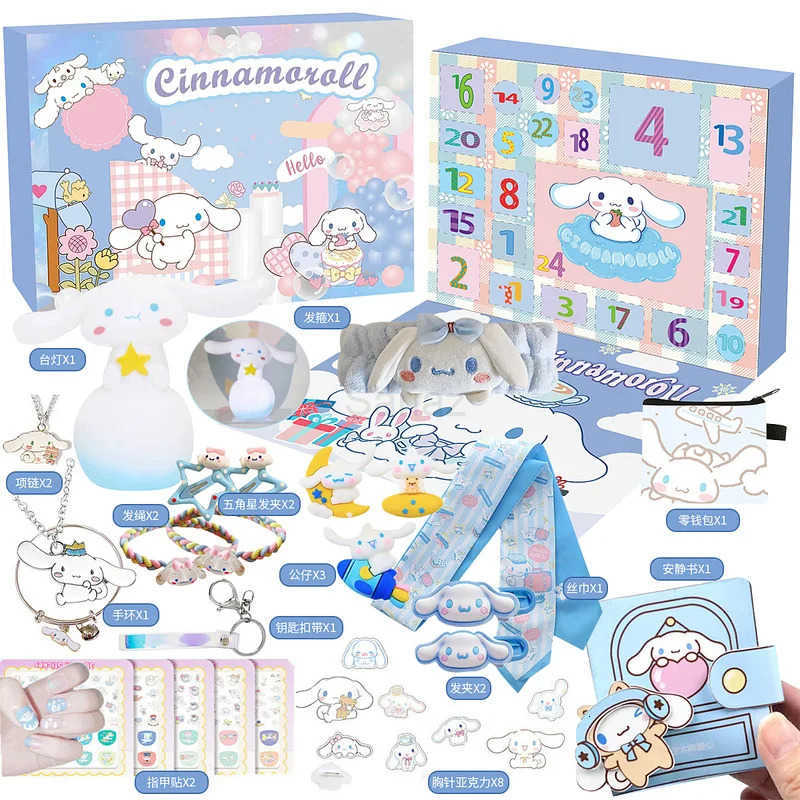 Sanrio 2024 New Collection Advent Calendar Surprise Gift Box Kawaii Kitty / Kuromi Anime Christmas Countdown Toys Gifts for Kids H251212