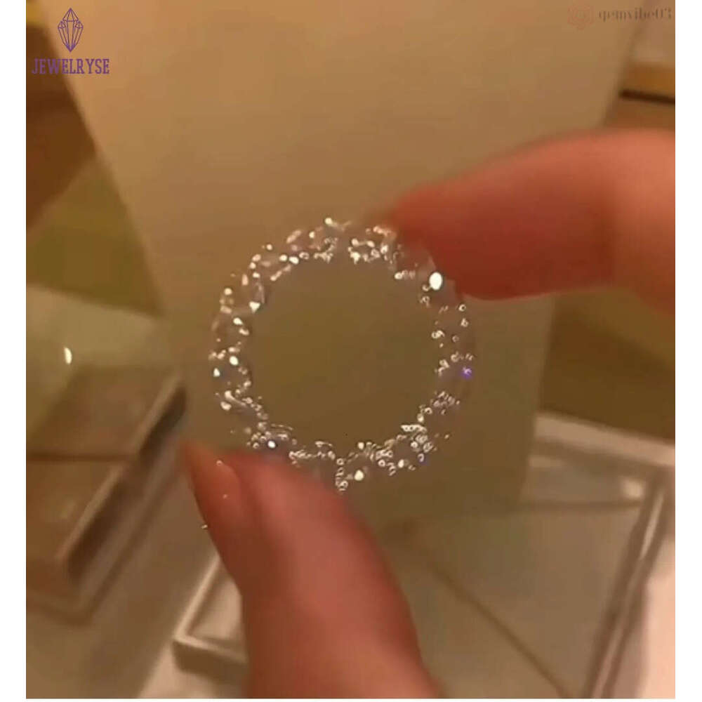 Choucong Brand Designer Gorgeous Sparkling Luxury Jewelry Wedding Rings Real 100% 925 Sterling Silver Round Cut White Moissanite Diamond Women Engagem