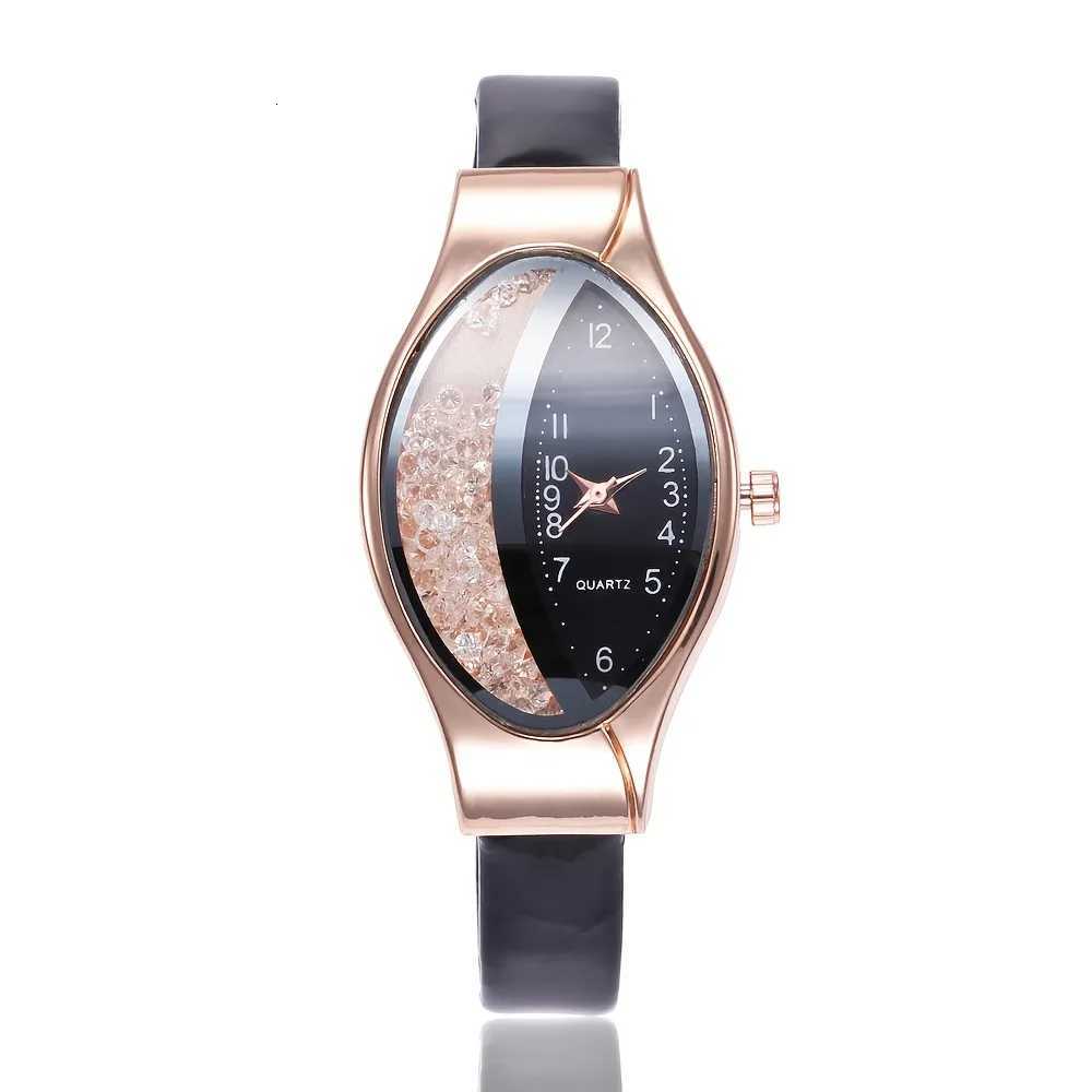 1/3pcs Elegant Women Quartz Watches Fashion Rhinestone Leather Band Ladies Wristwatch Reloj Mujer Girls Clock GiftWithout Box Y251212