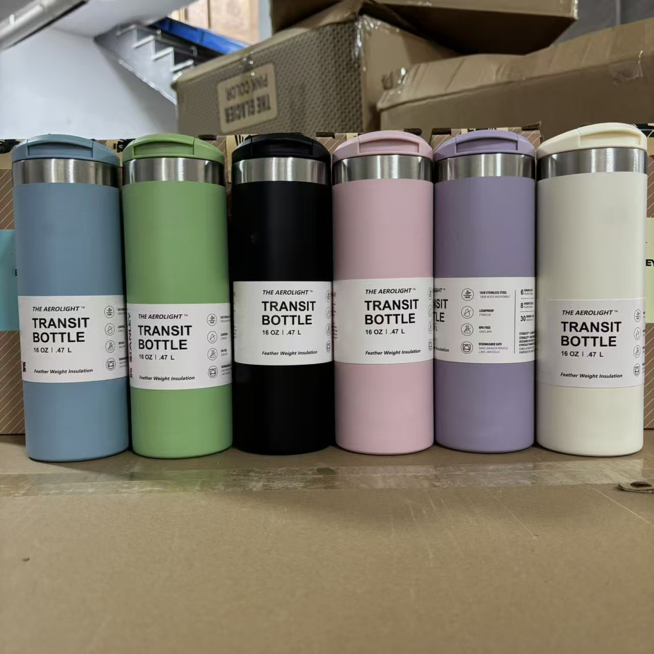 16oz Designer Water Bottles Anime Stainless Travel Cup Printed Pattern Coffee Mug Ice Domination Outdoors Portable Drink