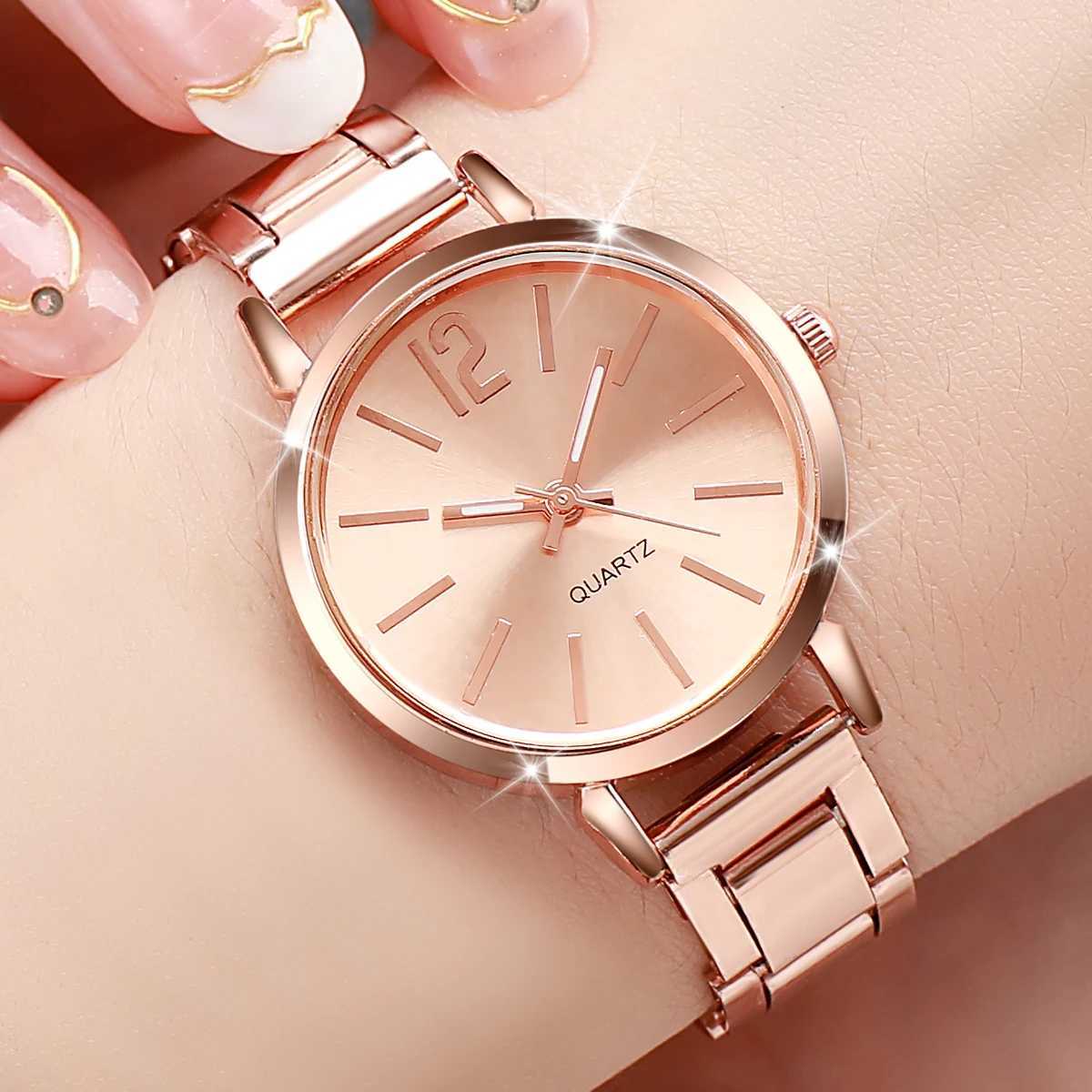 1/2/3PCS Fashion Women Watches Simple Dial Analog Quartz Watch for Women Reloj Mujer Girls Clock GiftWithout Box Y251212