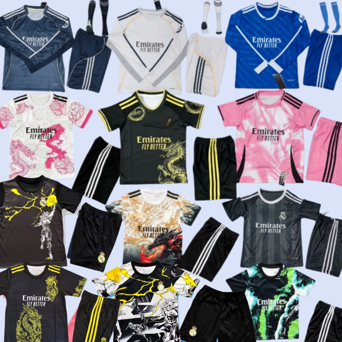 Real 4Th MadriDS 25 26 Special Edition football Jersey CAMAVINGA Mbappe MODRIC VALVERDE Children's outdoor products VINI JR BELLINGHAM Children's suit soccer shirt