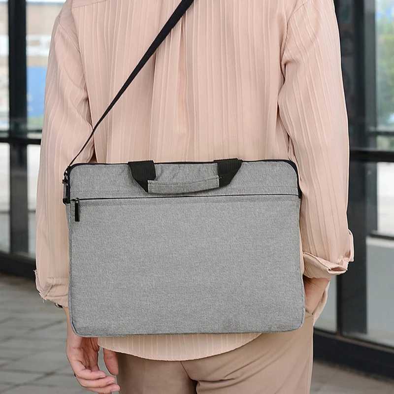 14 15 Inch Laptop Bag Business Handbags Notebook Case With Crossbody Strap For MacBook Air Pro 13 14 15 Xiaomi Hp DellT251212