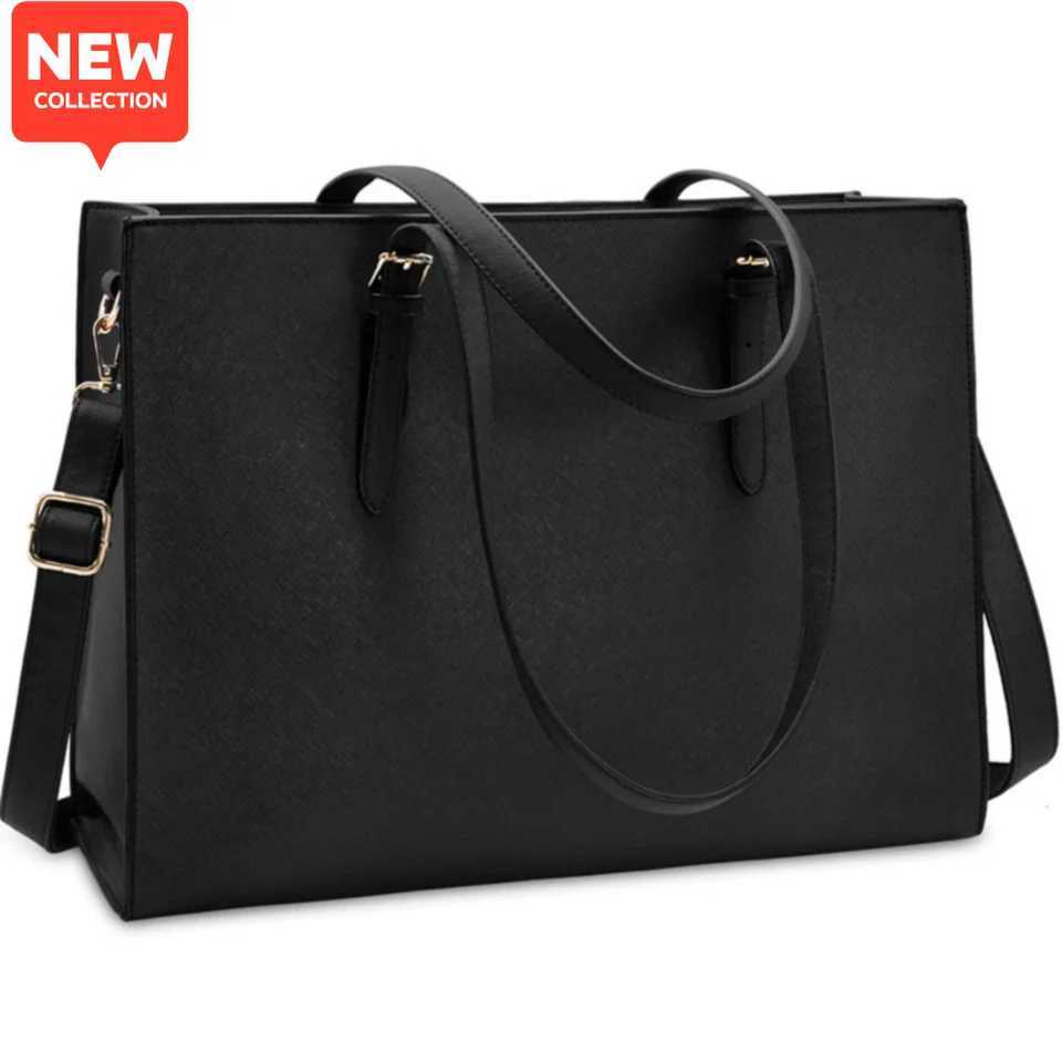 Stylish Large Capacity Laptop Tote Bag Professional Waterproof Large Capacity Bag Women Shoulder Bag for Office WorkT251212