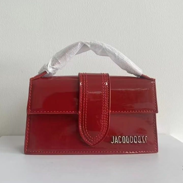 Designer Bag New Patent Leather French Niche Design Shoulder Bag Classic Women's Handbag High-Quality Small Square Shoulder Bag Fashionable Crossbody Bag for Women