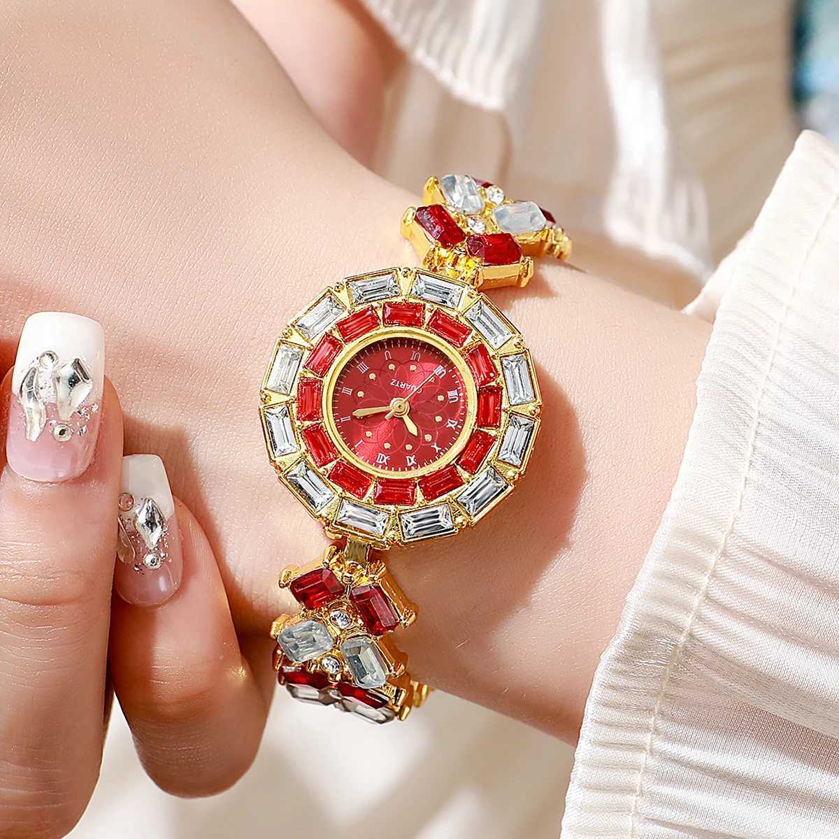 1PC Surprise Mystery Watch Blind Box-Luxury Rhinestone Bracelet Band Women Quartz Watches Reloj MujerWithout Box Y251212