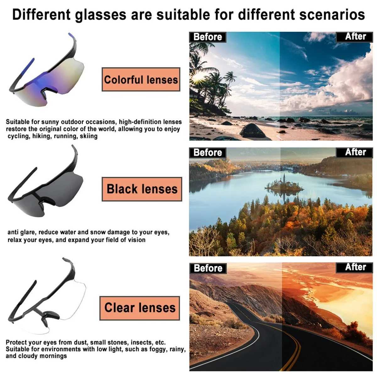 Giant Cycling Sunglasses Mtb Cycling Glasses Goggles Bicycle Mountain Bike Glasses Mens Women Outdoor Sport Eyewear G251212