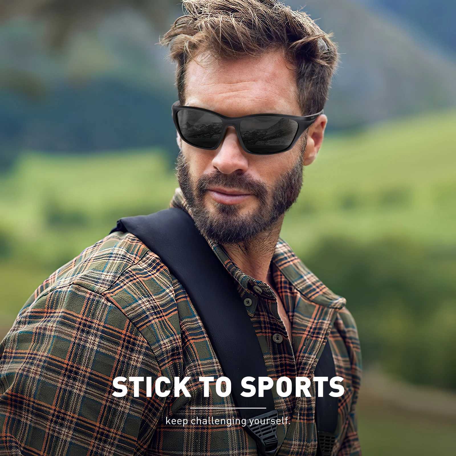 SCVCN New Outdoor Polarized Sunglasses Bike Cycling Glasses UV400 Sports Running Fishing Protection Eyewear Road Bicycle Goggles G251212