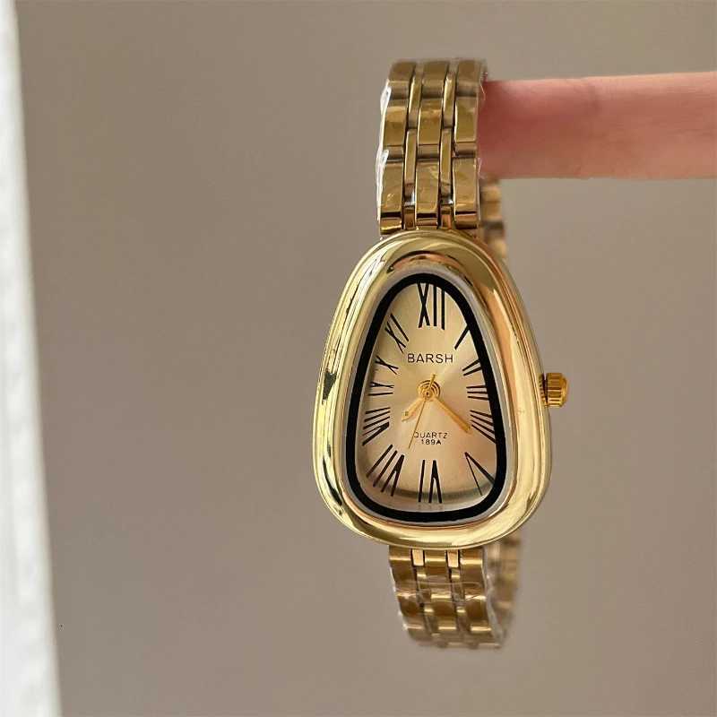 Famous Brand Women Irregular Snake Head Dial Quartz Watch Luxury Stainless Steel Strap Wristwatch Gift Montre Femme Dropshipping Y251212