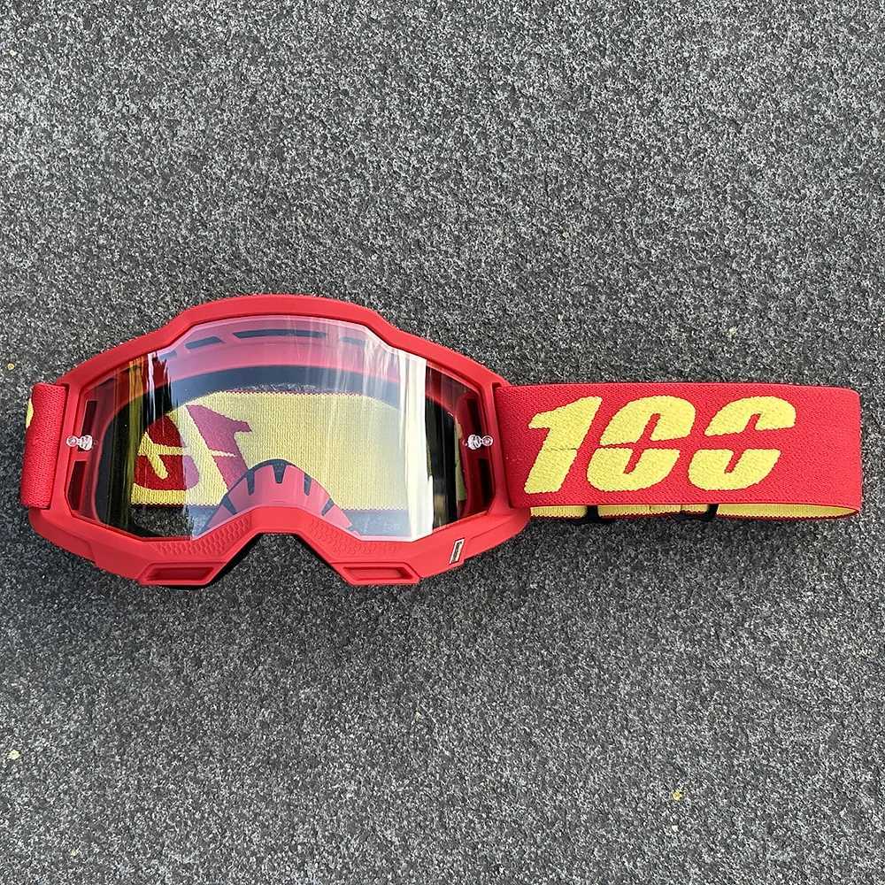 Hot 100 Motorcycle Glasses Goggles Motocross Goggles Helmet MX Moto Dirt Bike ATV Ski Outdoor Sports Glass Scooter Googles Mask G251212