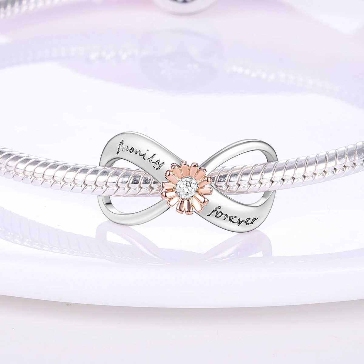 Sier Plated Travel Suower Lucky Charms Fit Bracelet Dangle Pendant DIY Y251212