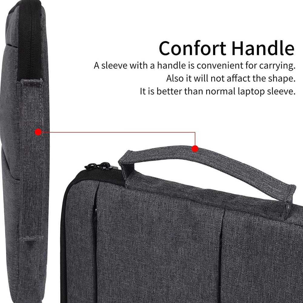 Laptop Bag Case For Macbook Air Pro Lenovo Asus Samsung Dell Cover 133 14 156 inch Computer Bag Shoulder Handbag Briefcase BagT251212