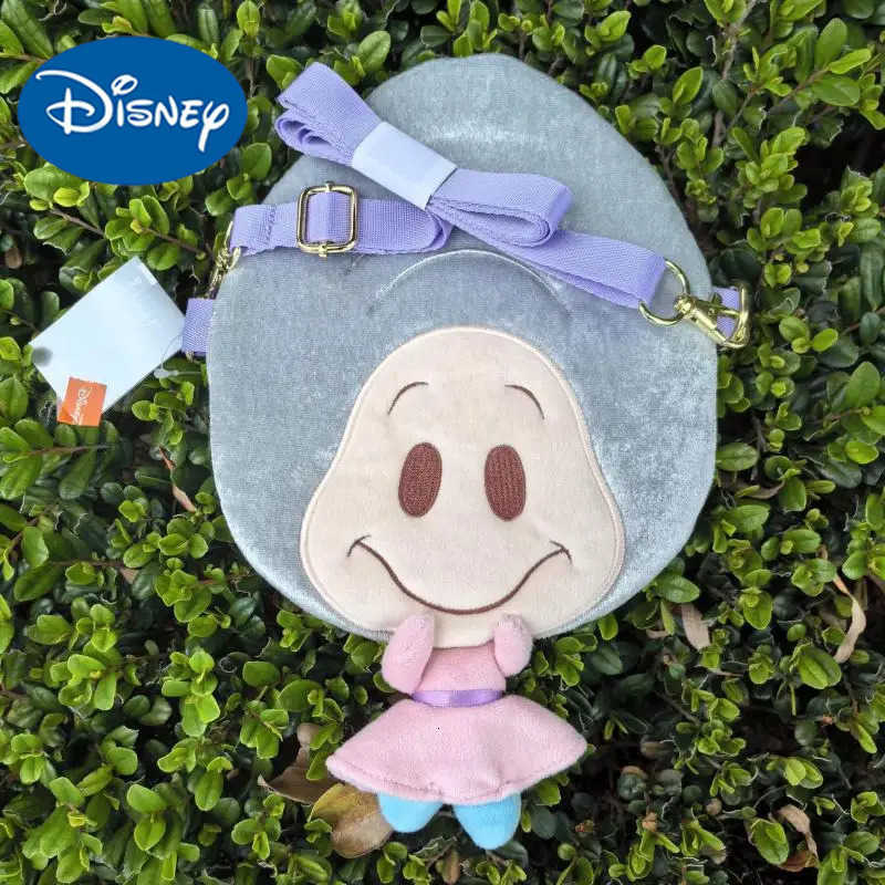 Disney Alice In Wonderland Oyster Shell Plush Coin Purse Diagonal Backpack Childrens Clothing Accessories Toy Birthday Gift H251212