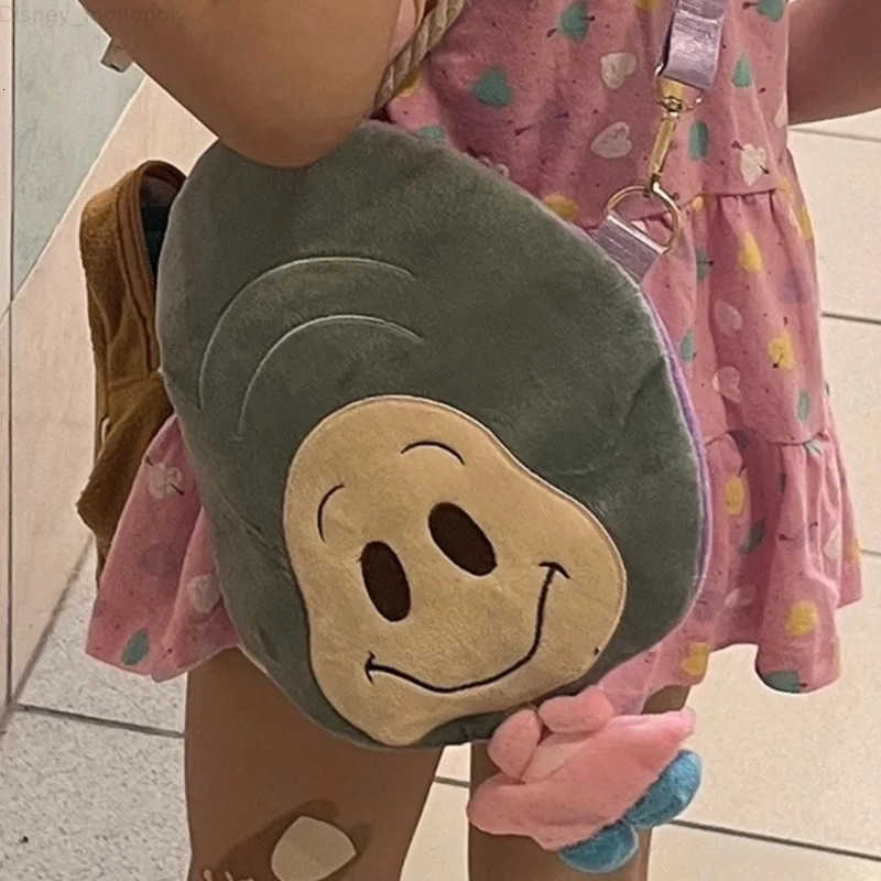 Disney Alice In Wonderland Oyster Shell Plush Coin Purse Diagonal Backpack Childrens Clothing Accessories Toy Birthday Gift H251212