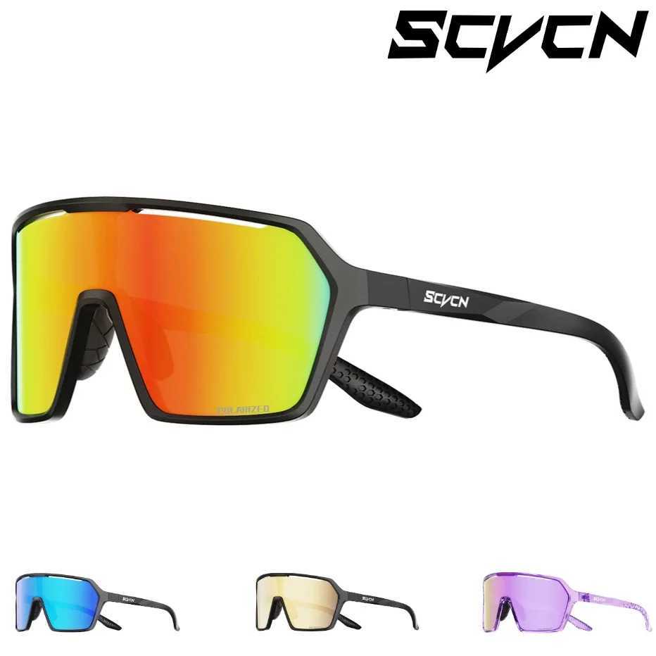 SCVCN Polarized Sunglasses Cycling Glasses Fashion for Men Photochromic Women Bike Road Bicycle Eyewear Cycle Goggles UV400 MTB G251212