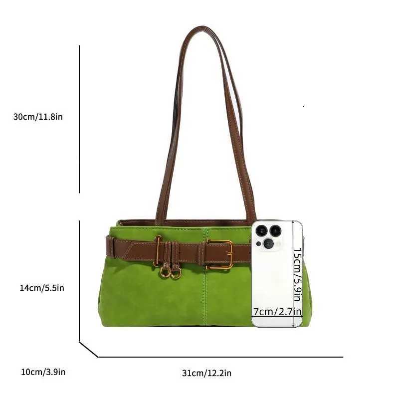 New Fall Winter Shoder Bag for Wen Faux Suede Crossbody Handheld Purse Vintage Tote Bag for Autumn and Winter Fi Y251211