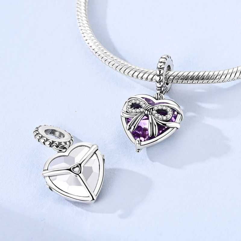 New 925 Sterling Sier Charms Beads Fish Unicorn Bow Pendants DIY Wen Bracelet Jewelry Gift Y251212