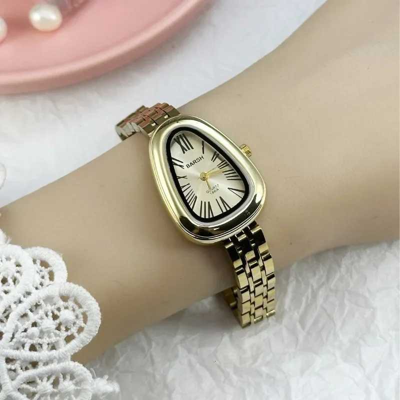 Famous Brand Women Irregular Snake Head Dial Quartz Watch Luxury Stainless Steel Strap Wristwatch Gift Montre Femme Dropshipping Y251212