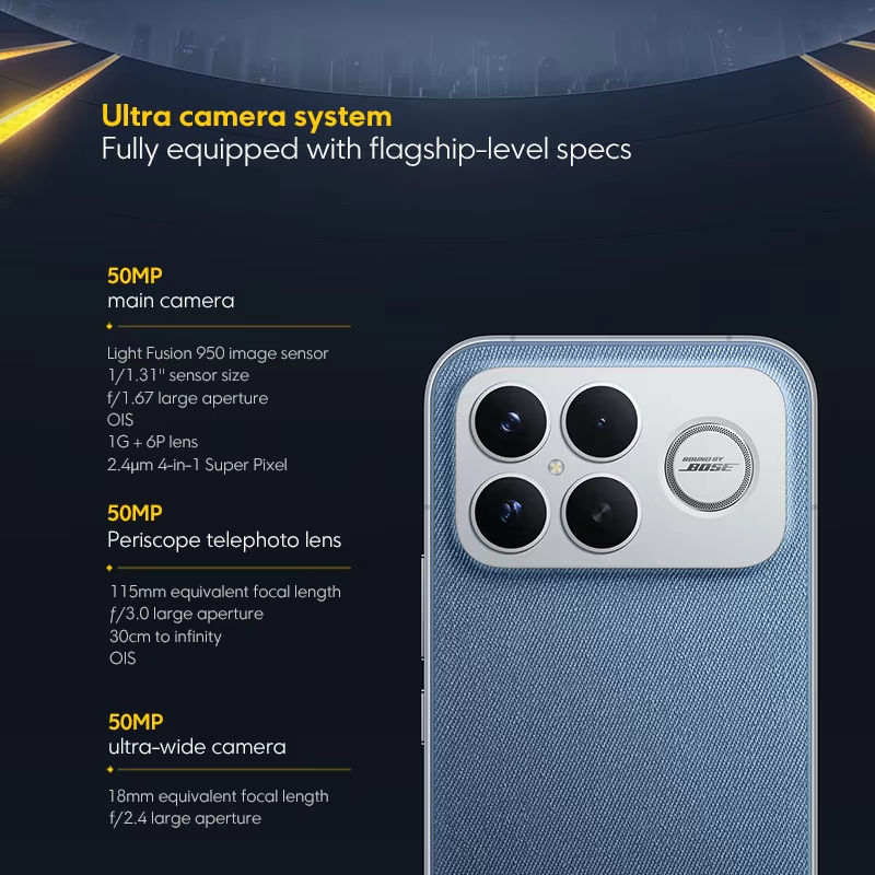 POCO F8 Ultra Smartphone Snapdragon 8 Elite Gen 5 6500mAh 6.9"120Hz POCO Hyper RGB AMOLED display Supports NFC