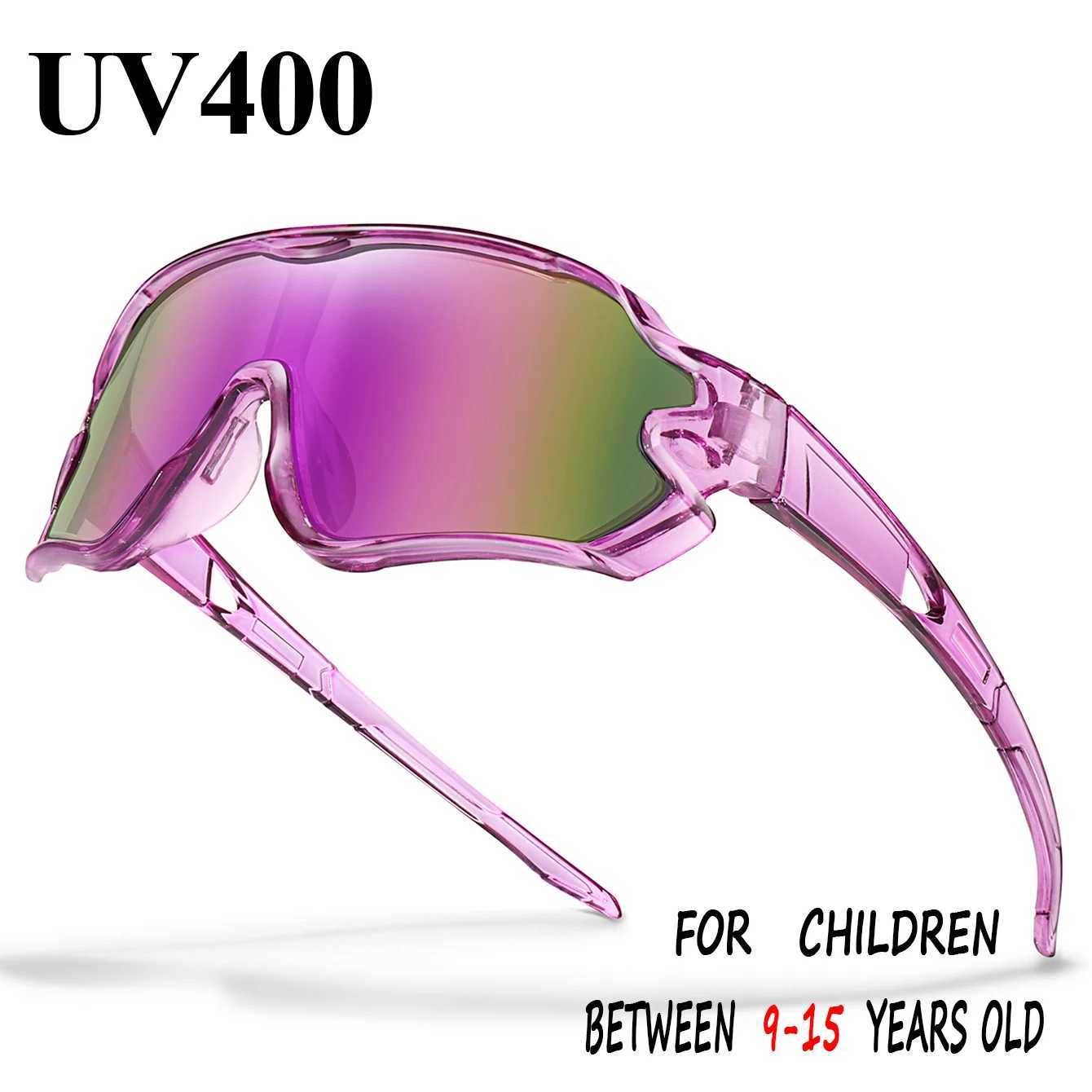 9-15 Years Old Kids Cycling Sunglasses Boys And Girls Outdoor Sports Riding UV400 Camping Goggles Fishing Bike Children Eyewear G251212