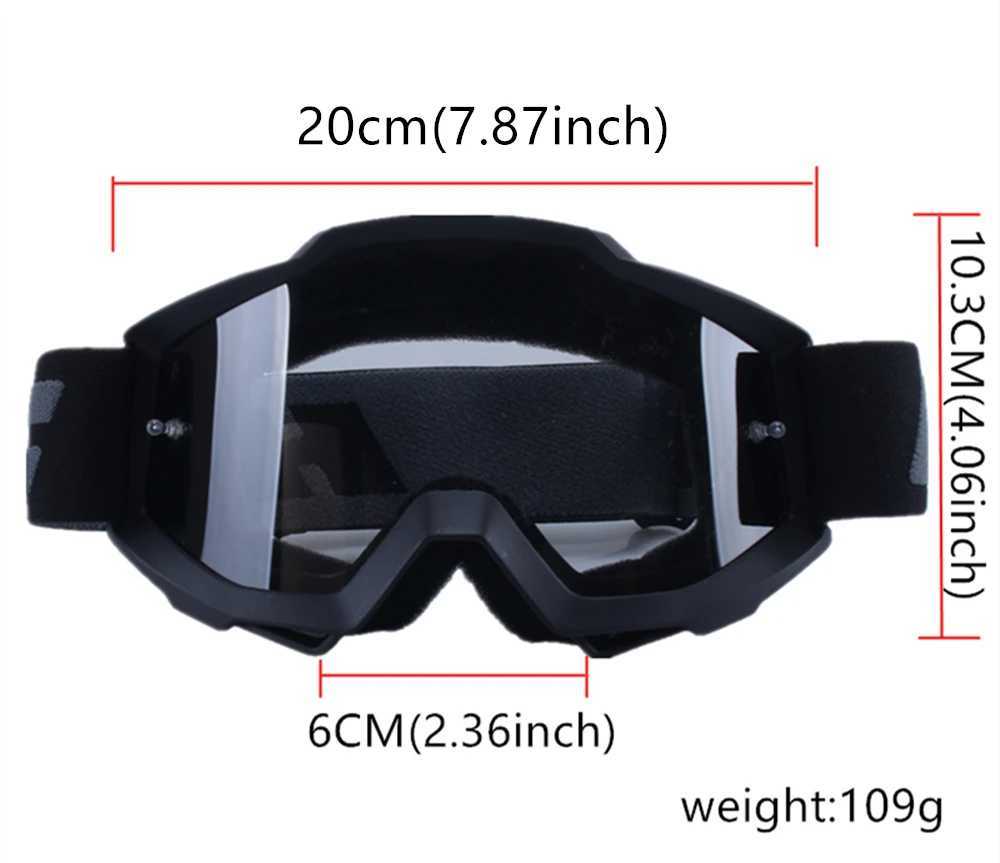 Motorcycle Sunglasses Men Motocross Safety Protective MX Night Vision Helmet Goggles vintage Driving Glasses gafas retro moto G251212