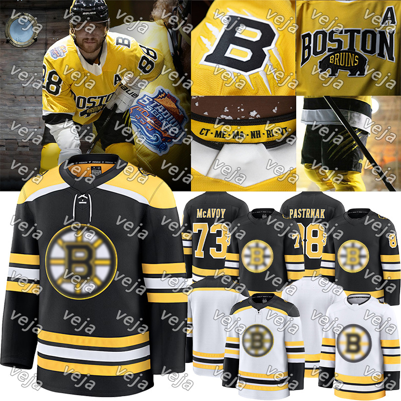 #88 David Pastrnak Jersey #63 Brad Marchand stadium series Bruins hockey Jersey #91 Nikita Zadorov Cole Koepke Jersey Elias Lindholm Mark Kastelic charlie jerseys