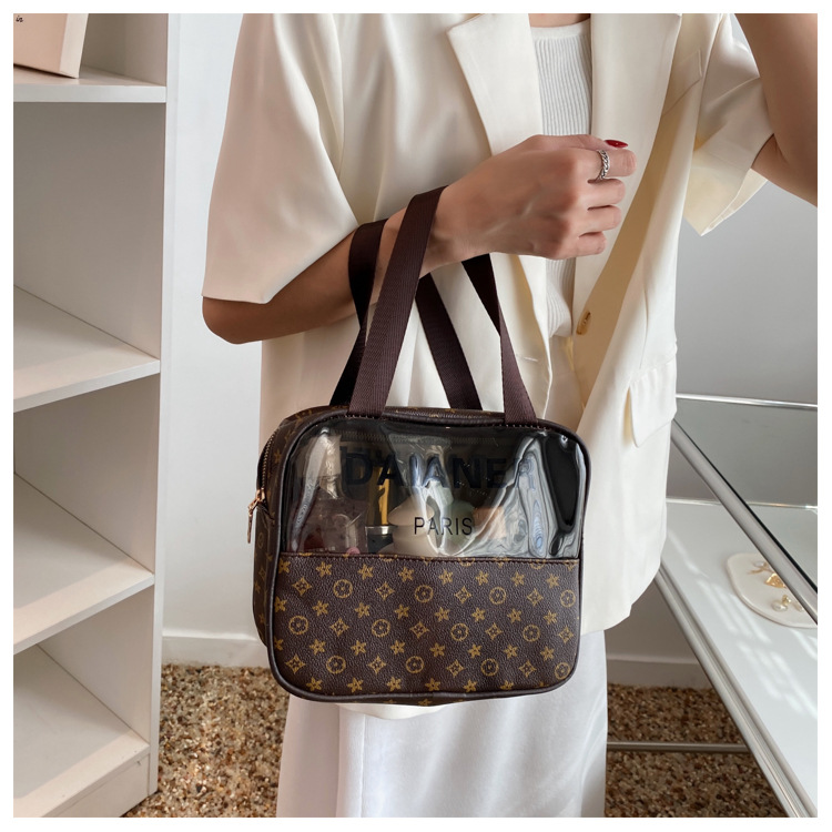 Makeup bag waterproof toiletry bag 2025 new model high-end large capacity storage bag portable cosmetics