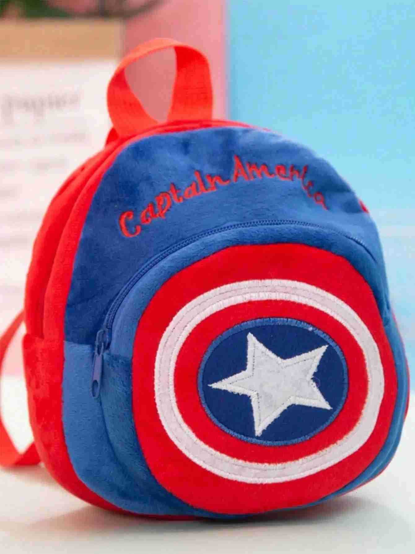 Disney Cartoon Cute Stitch Backpack Mickey Mouse Winnie The Pooh Plush School Bag Student School Supplies H251212