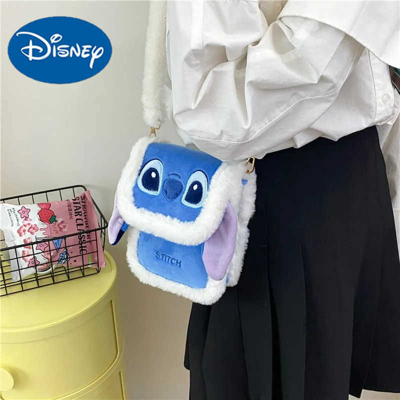 Disney Stitch Lots Chip n Dale Plush Bag Soft Stuff Kawaii Girls Handbag Shoulder Bag Stuffed Backpack For Childrens Gifts H2512121